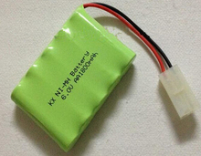 Free shipping 2pcs/lot 6V AA 1800mAh NI-MH battery pack rechargeable battery 2024 - buy cheap