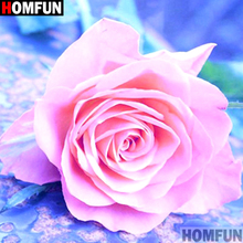 Homfun taladro cuadrado/redondo completo 5D DIY pintura de diamante "paisaje de flores" 3D bordado punto de cruz decoración del hogar regalo A11947 2024 - compra barato