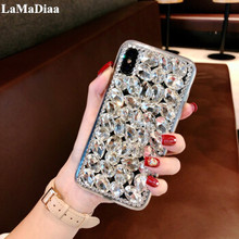 For Samsung S6 S7 S8 S9 S10 S20 S21 Plus Note20 10 9 8 5 Luxury Glitter Back Cover Crystal Bling Diamond Rhinestone Phone Case 2024 - buy cheap