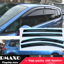 Visera de plástico para ventana de Volkswagen Touran, Deflector de ventilación y protector de sol, WXK, 2005-2015, 4 unids/set por juego 2024 - compra barato