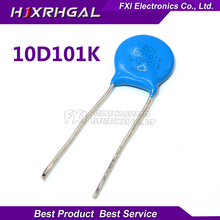 10PCS 101K Piezoresistor 10D101K 100V Varistor Resistor 2024 - buy cheap