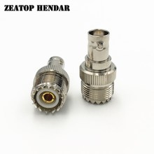 50Pcs Brass UHF SO239 Female PL259 Jack to BNC Female Jack RF Coaxial Straight Connector 2024 - buy cheap