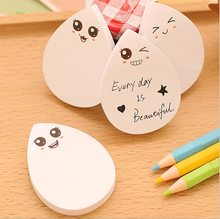 Creative Waterdrop Shape Memo Pad Sticky Notes Memo Notebook Stationery Papelaria Escolar School Supplies 2024 - buy cheap