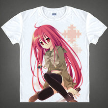 Burning-Eyed Shana T-Shirt Shana Shirt short sleeves anime printers shirt cute shirts Youth T-Shirts anime show cosplay shirt a 2024 - buy cheap