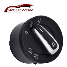Speedwow-interruptor da lâmpada de neblina, equipamento automotivo para vw golf 5, 6, gti mk5, mk6, jetta 5, 6, passat b6, touran, tiguan 2024 - compre barato