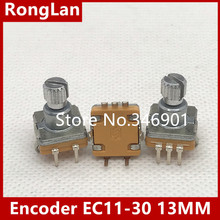 [BELLA]Car DVD navigation volume potentiometer encoder KIE EC11 -belt switch 30 points 13 floral axis stepper--10PCS/LOT 2024 - buy cheap