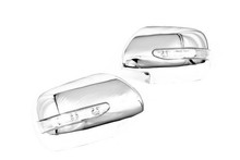 Cubierta cromada de espejo retrovisor lateral ABS para coche, piezas con luz intermitente lateral LED para Toyota Sienna 04-10 2024 - compra barato