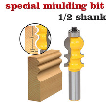 1PC carcasa y Molde base Router Bit-1/2 "mango línea cuchillo madera cortador 2024 - compra barato