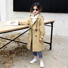 Children baby girl spring autumn new trench coats 2019 Korean style fashion belt loose Jackets kids teens outerwear ws382 2024 - buy cheap