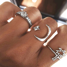Женские кольца в богемном стиле с кристаллами кокосового ореха, серебряное кольцо, простые женские кольца для свадебной вечеринки, ювелирные изделия, подарочные аксессуары 2024 - купить недорого
