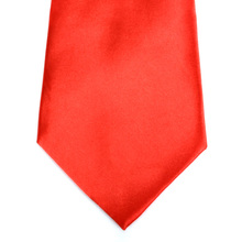 Traje de boda de moda para hombre, Vestido de satén sólido, corbata de cuello, corbata roja 2024 - compra barato