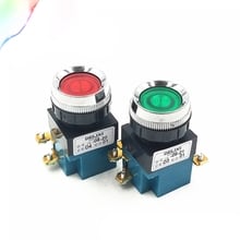 25mm 1NO1NC Momentary Plastic Push Button Switch DPST 4 screws 5A 380V Power Switch 2024 - buy cheap