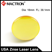 USA CVD Znse CO2 Laser Focus Lens  Diameter 18mm Focal Length 38.1mm For Laser Cutting Engraving Machine 2024 - buy cheap