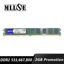 Venda ram 2gb ddr2 para placa mãe, memória ram 2gb ddr2 533 667 800mhz 533mhz sodimm ddr2 2gb 2g para computador desktop 2024 - compre barato