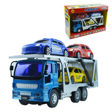 3 Pcs/Set Baby Kids Toy Mini Transport Car Toys Vehicle Double Trailer Sets Children Educational Toys Model Child Kids Boys Gift 2024 - buy cheap