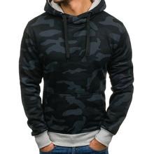 Men's Hoodies Sweatshirt Long Sleeve Camouflage Pullover 2019 Brand Fashion Hooded Streetwear Big Pocket Hip Hop Sportswear 2024 - buy cheap