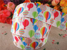 15060603, 1'' (25mm) 5 yards hot air balloon printed grosgrain ribbons cartoon ribbon hair accessories tape 2024 - buy cheap