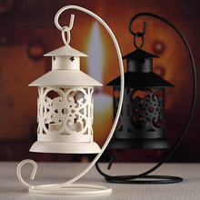 European Style Home Decoration Lantern Iron Moroccan Style Candlestick Candle Holder Candle Stand Light Holder  T00 2024 - buy cheap