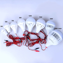 LED Bulbs Lamp DC12V 3w 5w 7w 9w 12w 15w 18w 24w 36w Home Camping Solar Hunting Emergency Outdoor Light bulb portable filament 2024 - buy cheap