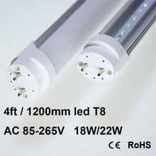 18W 22W 25W LED T8 Tube LIGHTING 4FT LED Tube Lights, 6000K Cool White,Replace Fluorescent Bulb 2024 - buy cheap