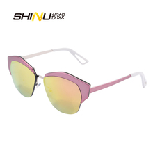 New Fashion Sunglasses Women Brand Designer Sun Glasses Round metal glasses Multi color points 8196 2024 - buy cheap