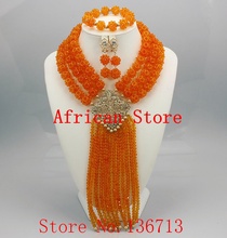 New Fashion jewelry bead necklace nigerian wedding african beads seed bead necklace R588 2024 - buy cheap