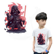 Cartoon Darth Vader patches for clothing 27*19.5cm DIY child T-shirt hoodie clothing girl patches termoadhesivos transfer 2024 - buy cheap