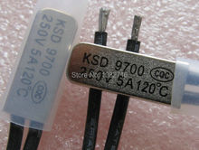 20 шт KSD9700 120C, 120 градусов нормально закрытый 250В 5А N. C. Термостат переключатель температуры биметаллический дисковый контроль. Бесплатная доставка 2024 - купить недорого