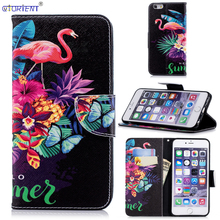 Para A Apple iPhone 6 6 s Mais Bonito Dos Desenhos Animados Da Aleta Carteira Caso Cabido iPhone6 iPhone6S Além de Slot Para Cartão de Telefone Bag 6 p 6SP Capa de Couro 2024 - compre barato