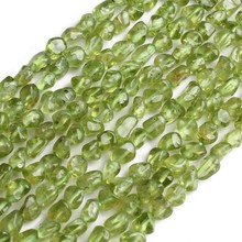 6-8mm Natural Stone Beads Irregular Green Peridot Stone Beads For Jewelry Making Bracelet Necklace 15inches 2024 - buy cheap