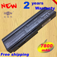 HSW 7800 мАч аккумулятор для ноутбука Asus N53S M50s N53SV A32-X64 A33-M50 A32-N61 A32-M50 2024 - купить недорого