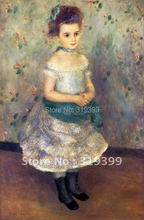 Pintura a óleo reprodução sobre lona de linho, jeanne durand ruel by pierre auguste renoir, 100% feito à mão, frete grátis dhl grátis, museu qua 2024 - compre barato