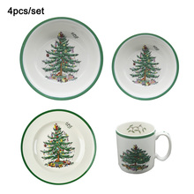 Juego de cubiertos occidentales para árbol de Navidad, vajilla de cocina, regalo de Navidad, envío directo, 4 unids/set 2024 - compra barato