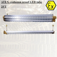 ATEX linear LED explosion proof lighting fixtures 2ft 4ft LED tube light AC110V 220V 50/60hz explosion proof linear light 2024 - buy cheap