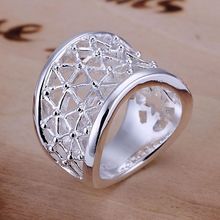 Женское кольцо с серебряным покрытием, РАЗМЕР 8 # 2024 - купить недорого