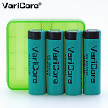4PCS VariCore ICR18650-26 Original 3.7V 18650 2600mAh Li-ion battery,18650 Rechargeable Battery for flashlight+Storage Box 2024 - buy cheap
