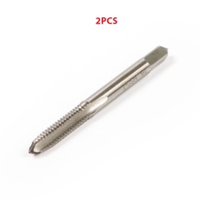 New 2Pcs/Lot HSS Machine Screw Thread Plug Tap Straight Flute Tapping 1/4-20UNC 2B Right Hand Tap for Drilling & Tapping Machine 2024 - buy cheap