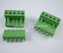 10 Pcs 5.08mm Pitch Right Angle 5 pin 5 way Screw Terminal Block Plug Connector 2024 - buy cheap