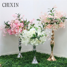 Hortensia-Bola de flores artificiales para decoración de sala de estar, prímula para mesa de boda, decoración de carretera, 35cm 2024 - compra barato