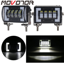 MOVOTOR-foco LED para todoterreno de 5,5 ", luz blanca DRL para camioneta, SUV, barco, ATV, 4x4, 4x4, 4x4, 2 uds. 2024 - compra barato