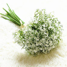 1bunch Gypsophila baby's breath Artificial Flowers for home Wedding decoration bride's hand flower fake white flores 2024 - buy cheap