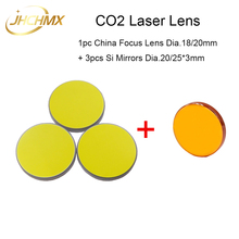 Lente de enfoque láser Co2 de China, diámetro 18/20mm, FL50.8/63,5/101,6mm + 3 uds. Espejos Si 20/25*3mm para máquina de grabado láser de corte Co2, 1 ud. 2024 - compra barato