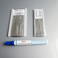 30M Tab wire + 3M Bus wire PV Ribbon Tabbing wire +1pc 951 10ml Soldering Rosin Flux Pen 2024 - buy cheap