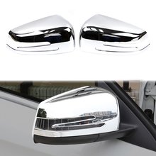 For Mercedes Benz W176 A W246 B C117 CLA W221 S GLA Class Rearview Side Wing Mirror Cover ABS Chrome Molding Trim 2024 - buy cheap