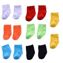 2018 Hot New Style Baby Great Popular American Doll Clothing Acessories For Dolls Christmas Gifts Soft Cotton Sock 2024 - buy cheap