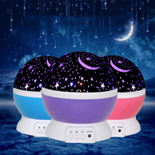 Novelty Luminous Toys Romantic Starry Sky LED Night Light Projector Battery USB Night Light Creative Birthday Toys For Children 2024 - buy cheap