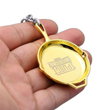 J Store 12pcs/lot Wholesale Game PUBG PUBG INVITATIONAL Logo Keychain Metal Alloy Key Rings Key Holder Men Jewelry Gifts 2024 - buy cheap