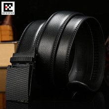 Black 3.5cm Width Men Genuine Leather Straps Waistband,Real Full Two-layer Cowhide Belts,Automatic Buckle Belt,with Belt Buckle 2024 - buy cheap
