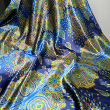 Print Fabric Satin Soft Ethnic Sateen Tilda Craft Scarf Silky Poly DIY Sewing Ribbon Material 2024 - buy cheap