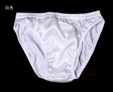Men increase the 30 mmeterweight silk underwear triangle pants 100% mulberry silk and stretch underwear 2024 - buy cheap